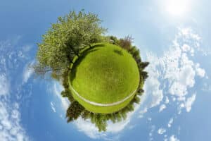 Skapa planeter från panoramafoton