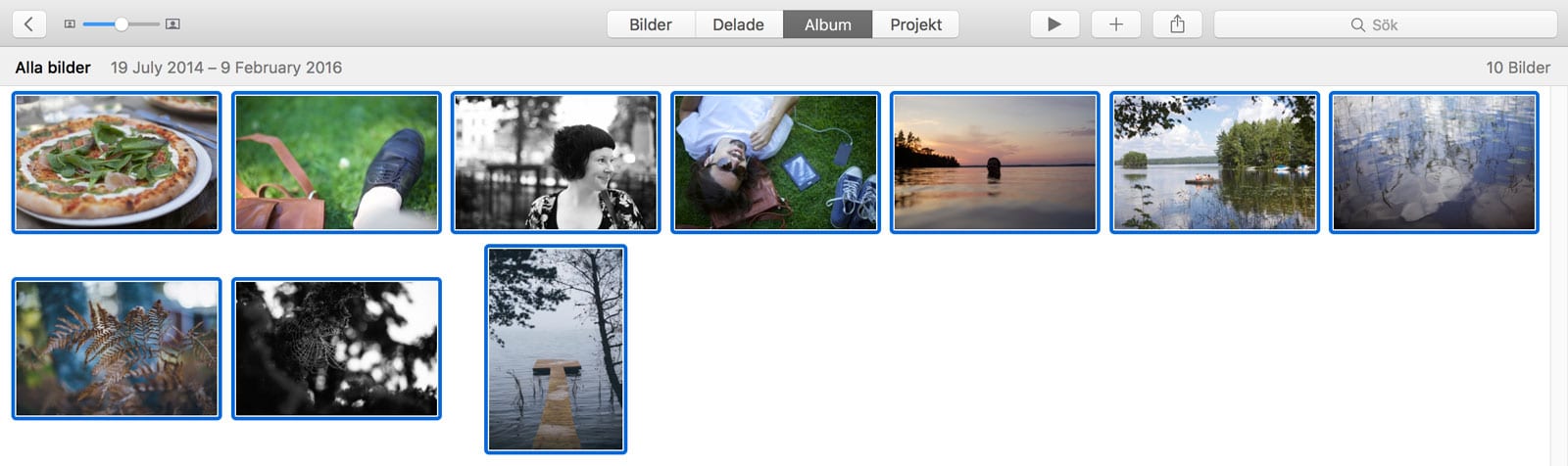 Album med alla bilder