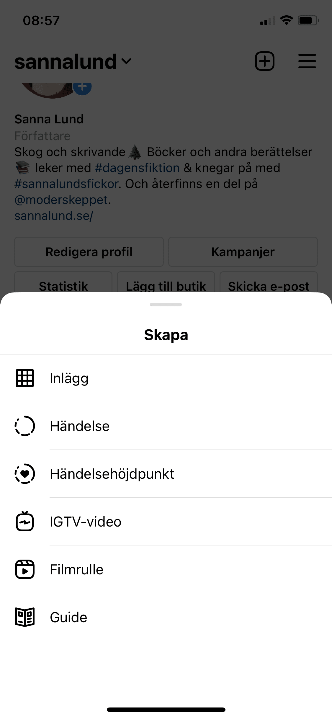 Instagram videoinlägg