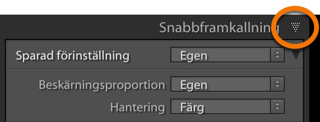 Sololäge i Lightroom