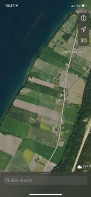 Satellitbild i kartapp