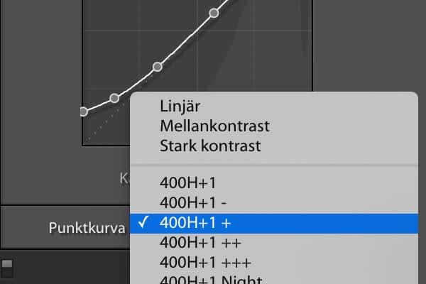 Förinställda kurovr
