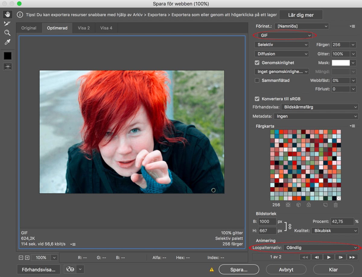 Skapa GIF-animationer i Photoshop