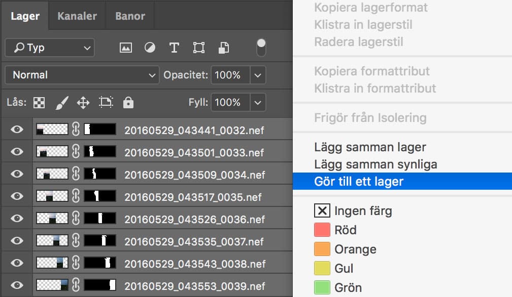 Beskär panoraman snabbare i Photoshop