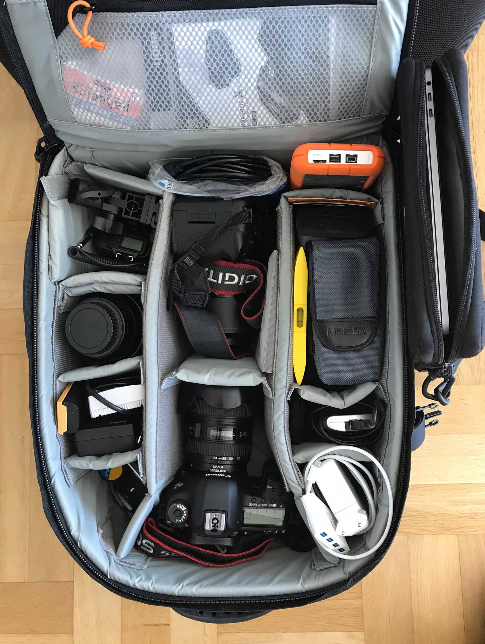 Erikas fotoutrustning