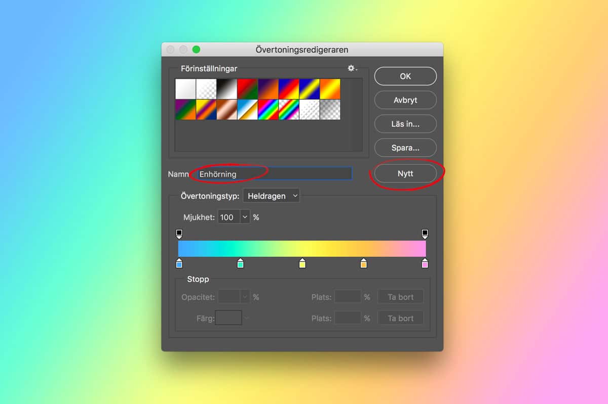 Namnge dina egna toningar i Photoshop
