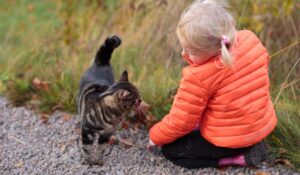 Fota ditt barn med husdjuret