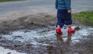 Regn och rusk är möjligheter till bilder