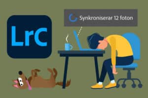Hjälp, synken i Lightroom Classic har fastnat!