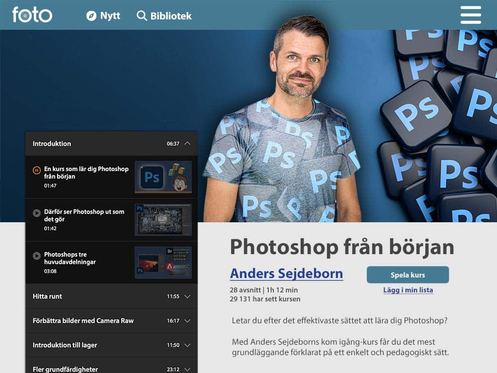 Kurs i Photoshop